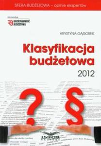 Klasyfikacja budetowa 2012 z pyt CD - 2857614120