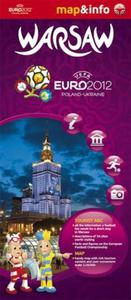 Warsaw Warszawa Euro 2012 - 1:26 000 mapa i miniprzewodnik - 2857614336