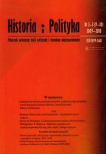 Historia i Polityka Procznik powicony myli politycznej i stosunkom midzynarodowym - 2857615255