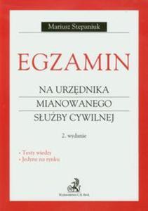 Egzamin na urzdnika mianowanego suby cywilnej