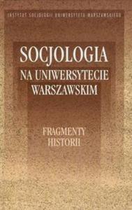 Socjologia na Uniwerystecie Warszawskim - 2857617141