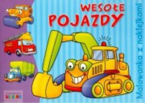 Wesoe pojazdy Malowanka z naklejkami - 2825654886