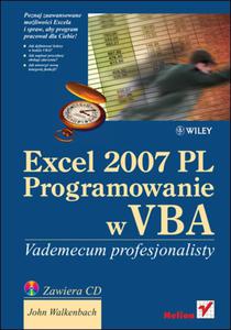 Excel 2007 PL. Programowanie w VBA. Vademecum profesjonalisty - 2857619722