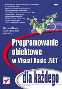 Programowanie obiektowe w Visual Basic .NET dla kadego - 2857620260