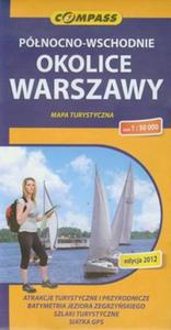 Pnocno wschodnie okolice Warszawy mapa turystyczna 1:50 000 - 2857621068