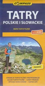 Tatry Polskie i Sowackie mapa turystyczna 1:50 000