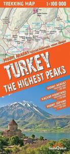 Turkey The Highest Peaks 1:100 000 trekking map - 2857621976