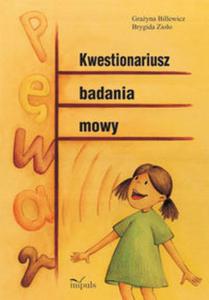 Kwestionariusz badania mowy - 2857622479