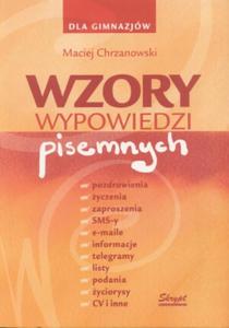 Wzory wypowiedzi pisemnych - 2825655250