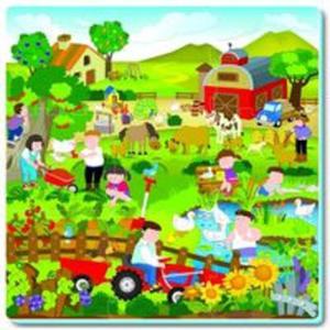 Puzzle mata piankowa farma - 2857623582