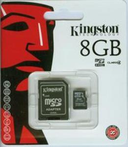 Kingston karta pamici MicroSDHC 8GB Class 4 - 2857623980