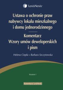 Ustawa o ochronie praw nabywcy lokalu mieszkalnego i domu jednorodzinnego Komentarz