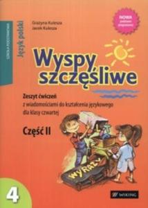 Wyspy szczliwe. Klasa 4, cz 2. Jzyk polski. Zeszyt wicze - 2857624256