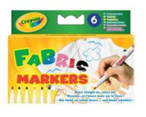 Crayola Markery do tkanin 6 szt. - 2857624309