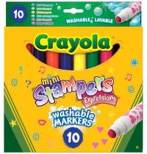 Crayola Flamastry mini stempelki emotikony 10 szt - 2857624317