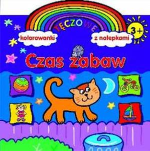 Czas zabaw. Tczowe kolorowanki z nalepkami - 2857624549