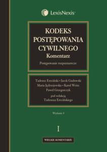 Kodeks postpowania cywilnego Komentarz Tom 1