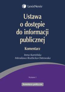 Ustawa o dostpie do informacji publicznej Komentarz - 2857626091