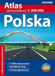 Polska - atlas samochodowy 1:300 000 - 2857626254