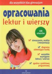 Opracowania lektur i wierszy.Gimnazjum - 2857626596