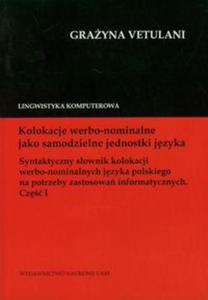 Kolokacje werbo-nominalne jako samodzielne jednostki jzyka - 2857627367