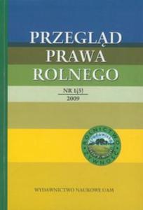 Przegld Prawa Rolnego 1 (5) 2009 - 2857628336