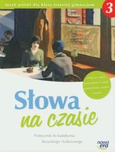 Sowa na czasie 3 Podrcznik do ksztacenia literackiego i kulturowego - 2857628342