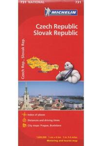 Czechy, Sowacja / Czech Republic, Slovak Republic. Mapa Michelin - 2857628430