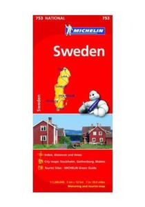 Szwecja / Sweden. Mapa Michelin - 2857628445