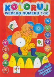 Koloruj wedug numeru 1-10 Atleta - 2857629003