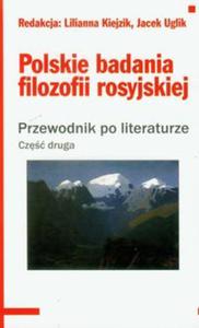 Polskie badania filozofii rosyjskiej cz 2 - 2857629597