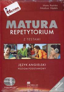 MATURA. Repetytorium z testami. Jzyk angielski, poziom podstawowy. Pyty CD - 2857630476