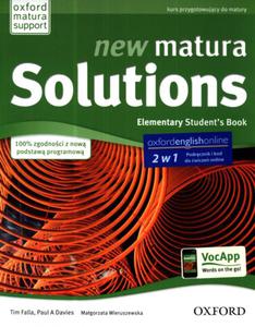 New Matura Solutions. Klasa 1-3, liceum / technikum. Jzyk angielski. Podrcznik - 2857631175