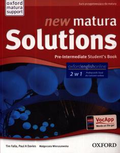 New Matura Solutions Pre-Intermediate. Student’s book (+ online access)