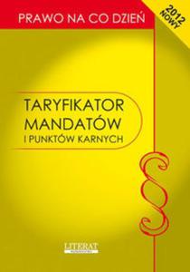 Taryfikator mandatów i punktów karnych