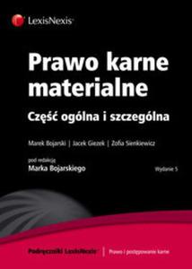 Prawo karne materialne Cz oglna i szczeglna - 2857633893