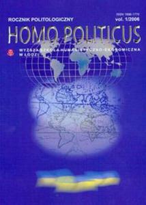 Rocznik politologiczny Homo Politicus 1/2006 - 2857634000