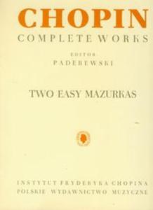 Chopin Complete Works Two Easy Mazurkas - 2857634487