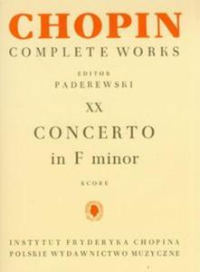 Chopin Complete Works XX Concerto in F minor - 2857634490