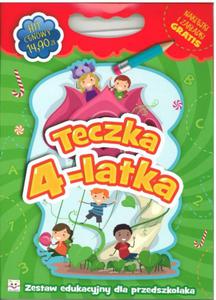 Teczka 4-latka. Zestaw edukacyjny dla przedszkolaka - 2857636055