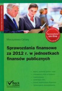 Sprawozdania finansowe za 2012 r. w jednostkach finansw publicznych - 2857637695