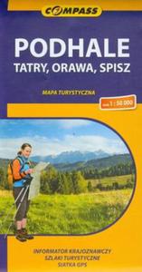 Podhale Tatry, Orawa, Spisz mapa turystyczna - 2857638008