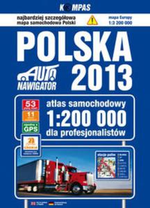 Polska. Atlas samochodowy dla profesjonalistw 1:200 000, wyd.2013 - 2857639087