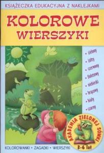 Kolorowe wierszyki. Akademia zielonej swki, 3-6 lat - 2857639478