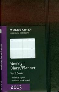 Moleskine 2013 pocket hard cover vertical weekly planner - 2857640780