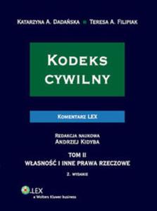 Kodeks cywilny Komentarz Wasno i inne prawa rzeczowe t.2 - 2857640850