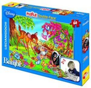 Puzzle dwustronne 2w1 bambi + mazaki - 2857642583