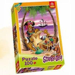 Puzzle 100 Scooby na wyspie skarbw - 2857642619