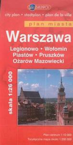 Plan miasta Warszawa 1:26 000