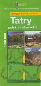 Tatry polskie i sowackie. Mapa turystyczna 1 : 50 000 - 2857643042